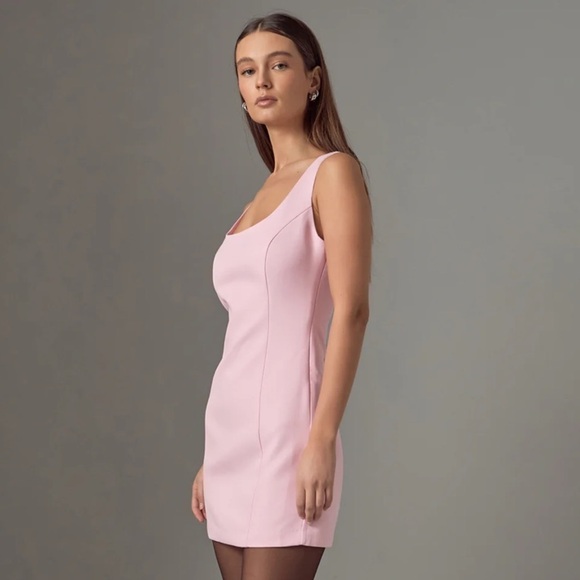 Endless Rose Dresses & Skirts - Pink Sleeveless Mini Dress Cutout Bow NWT